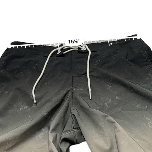 Hollister Cali Longboard Epic‎ Flex Gray Gradient Swim Shorts Trunks Size 30 - Picture 8 of 10